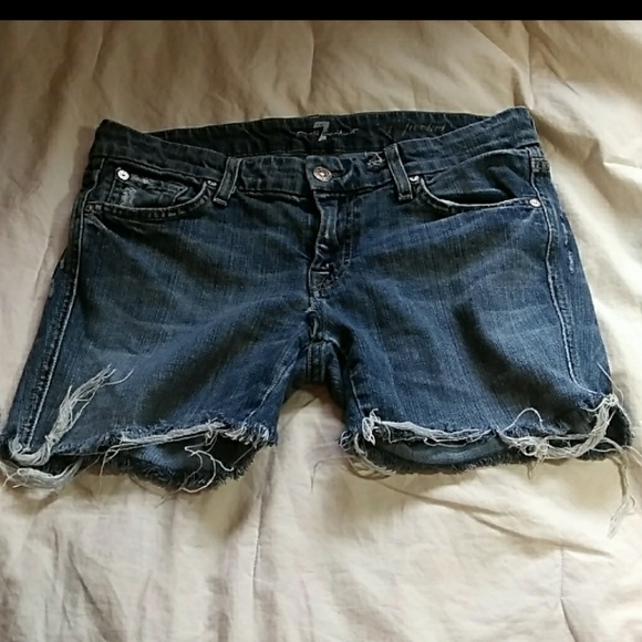 7 For All Mankind Pants - 7 For All Mankind CutoffJean Shorts Size 29